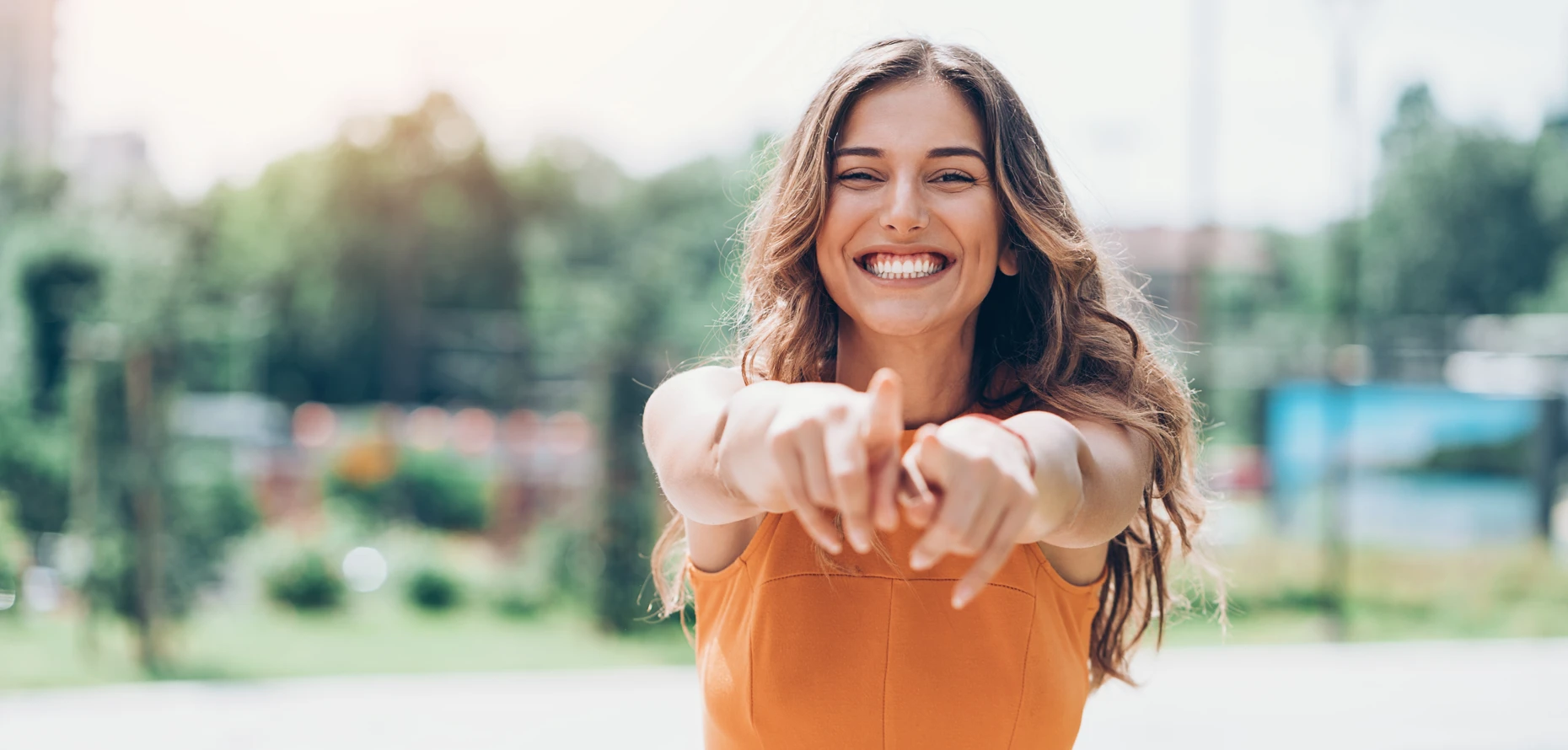 Frau lacht/Hyundai Imagebild